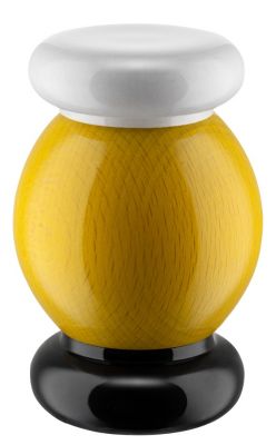 Spice mill ES18 H 11 cm Alessi Yellow, black and white SINGLE PIECES